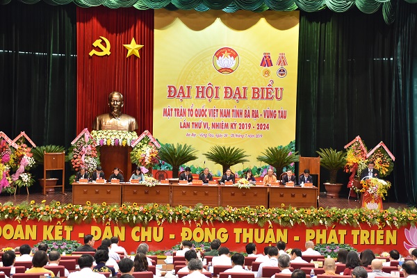 The 6th Congress of the Vietnam Fatherland Front in BR-VT province, term 2019-2024
