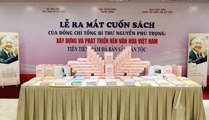 Lễ ra mắt cuốn sách của Tổng Bí thư Nguyễn Phú Trọng: Xây dựng và phát triển nền văn hóa Việt Nam tiên tiến, đậm đà bản sắc dân tộc